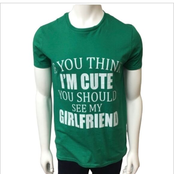 NWT Unisex t-shirt -- “If you think I’m cute” — Great gag gift - Picture 1 of 3